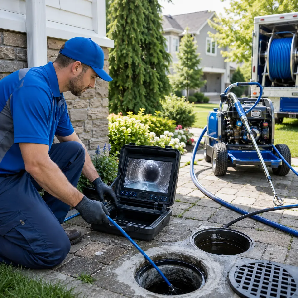 Outdoor drain cleaning professionals serving Chandlers Valley, PA